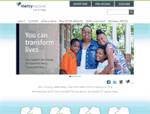 Tablet Screenshot of mercyhousing.org